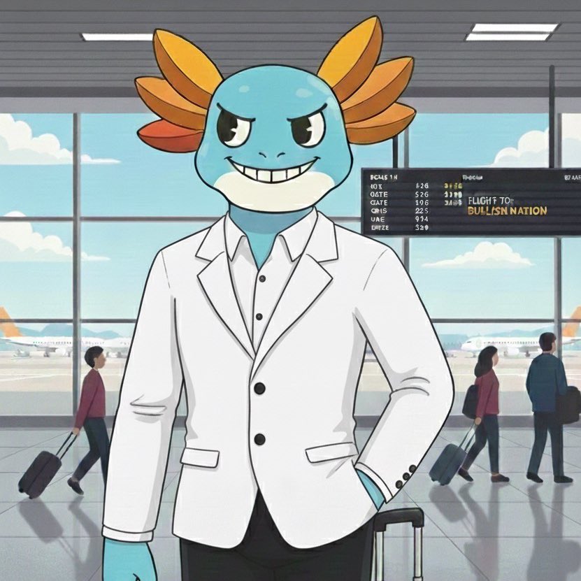 AxolOnSui's tweet image. Off to bullish universe for the weekend 

Something Great is cooking for the AXOL familia. Stay bullish 

GM. 🦎