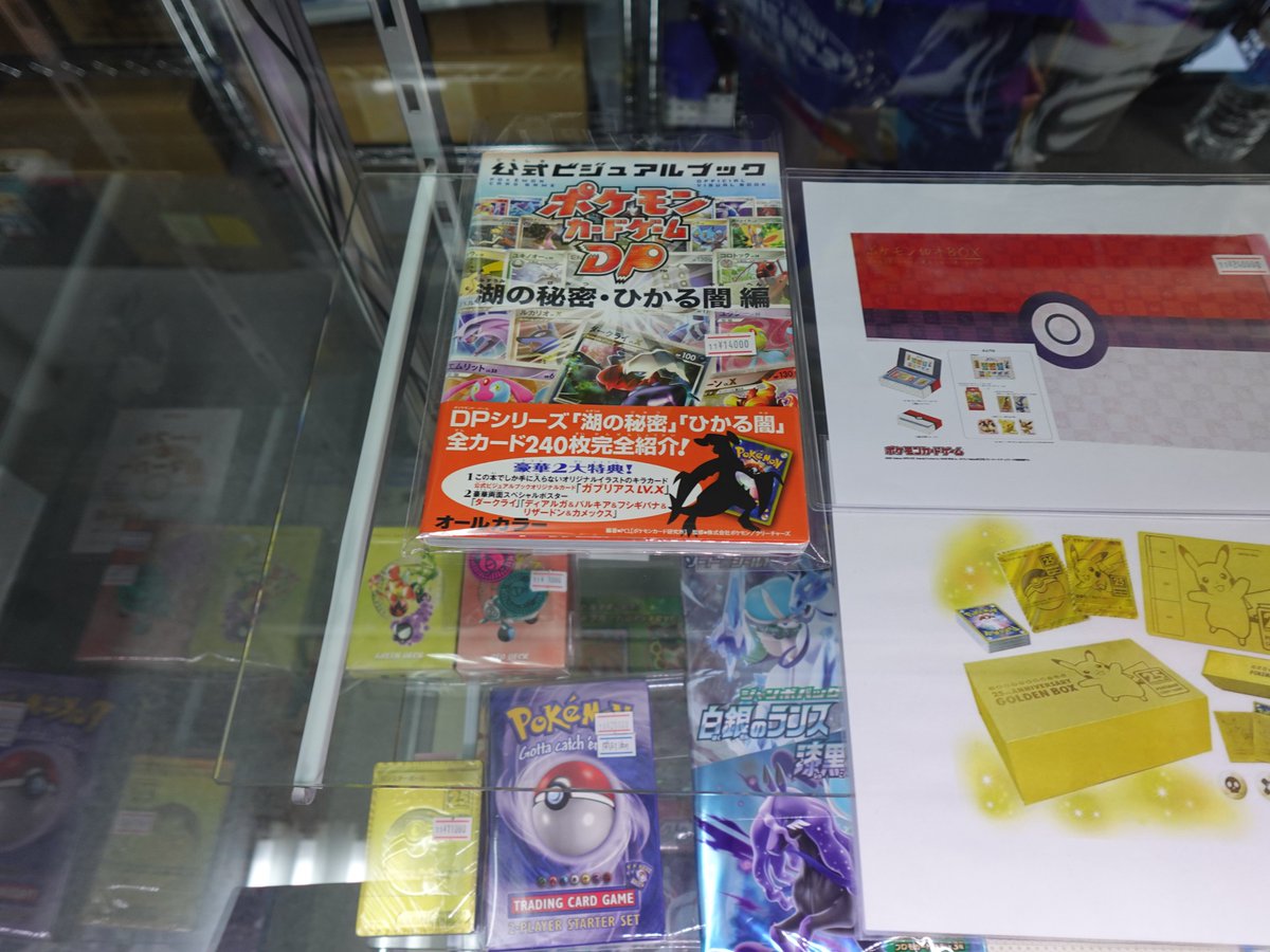 公式ビジュアルブックポケモンカードゲームDP 品出ししましたカード未