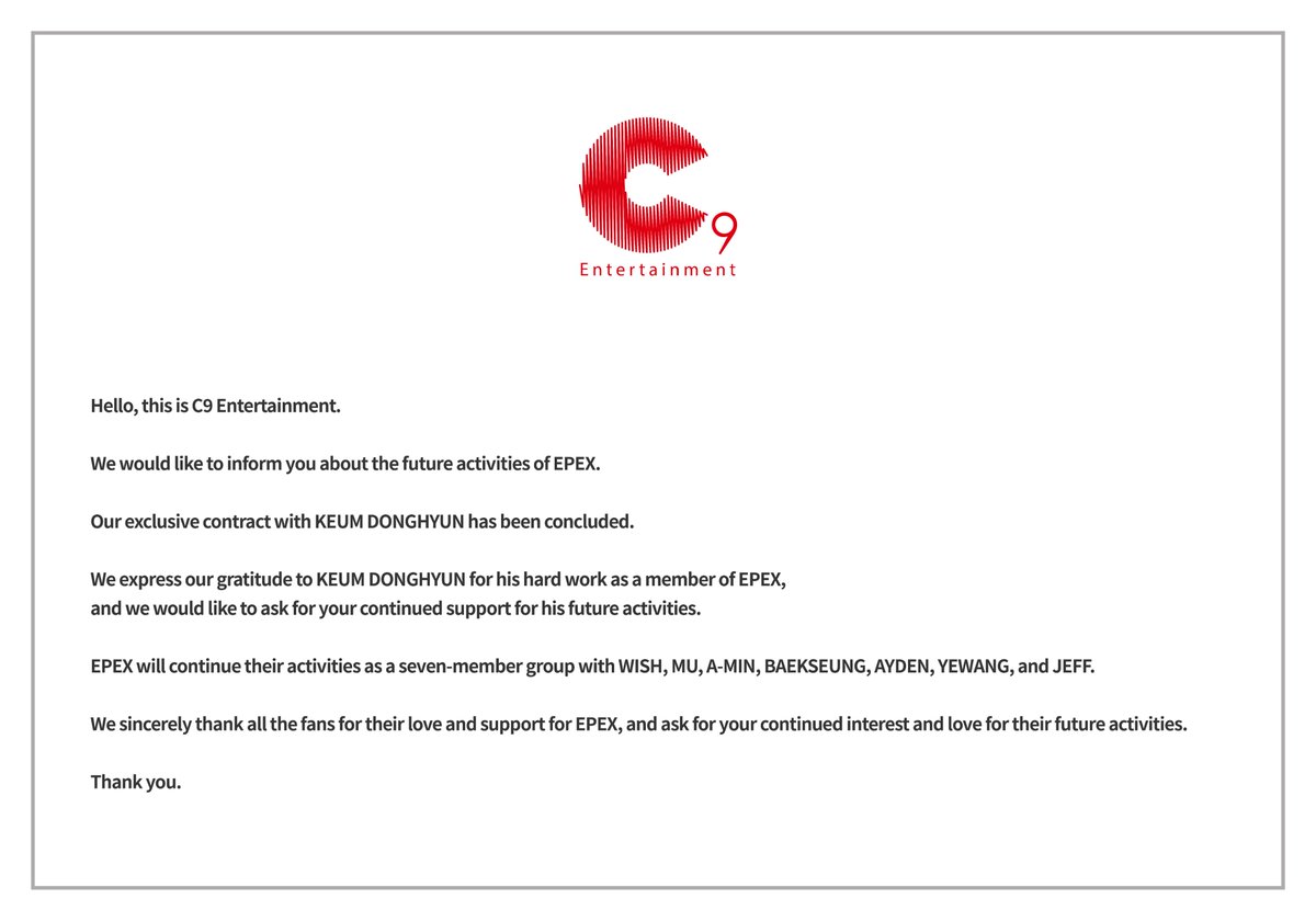 the_EPEX's tweet image. EPEX(이펙스) 향후 활동 관련 공지