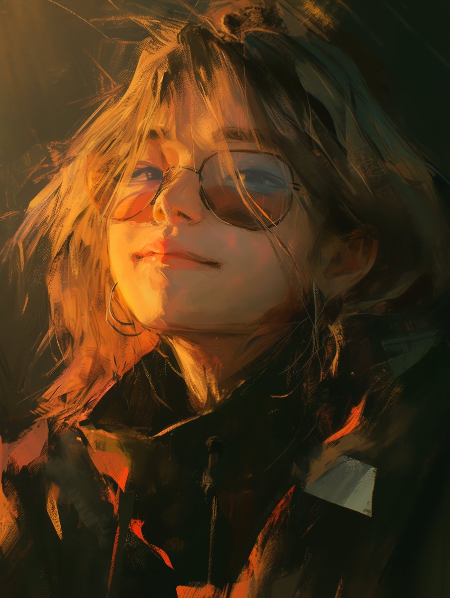 これを見たらサングラスやメガネをかけたイラストを貼る