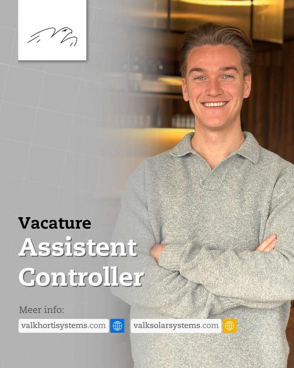 Kom jij ons team versterken als 𝗔𝘀𝘀𝗶𝘀𝘁𝗲𝗻𝘁 𝗖𝗼𝗻𝘁𝗿𝗼𝗹𝗹𝗲𝗿?

𝗕𝗲𝗻 𝗷𝗶𝗷 𝗼𝗳 𝗸𝗲𝗻 𝗷𝗶𝗷 𝗶𝗲𝗺𝗮𝗻𝗱 𝗱𝗶𝗲 𝗽𝗮𝘀𝘁 𝗯𝗶𝗻𝗻𝗲𝗻 𝗱𝗲𝘇𝗲 𝗮𝗳𝘄𝗶𝘀𝘀𝗲𝗹𝗲𝗻𝗱𝗲 𝗳𝘂𝗻𝗰𝘁𝗶𝗲?
👉 Bekijk dan de vacature Assistent Controller hier: hubs.ly/Q03VbGt50