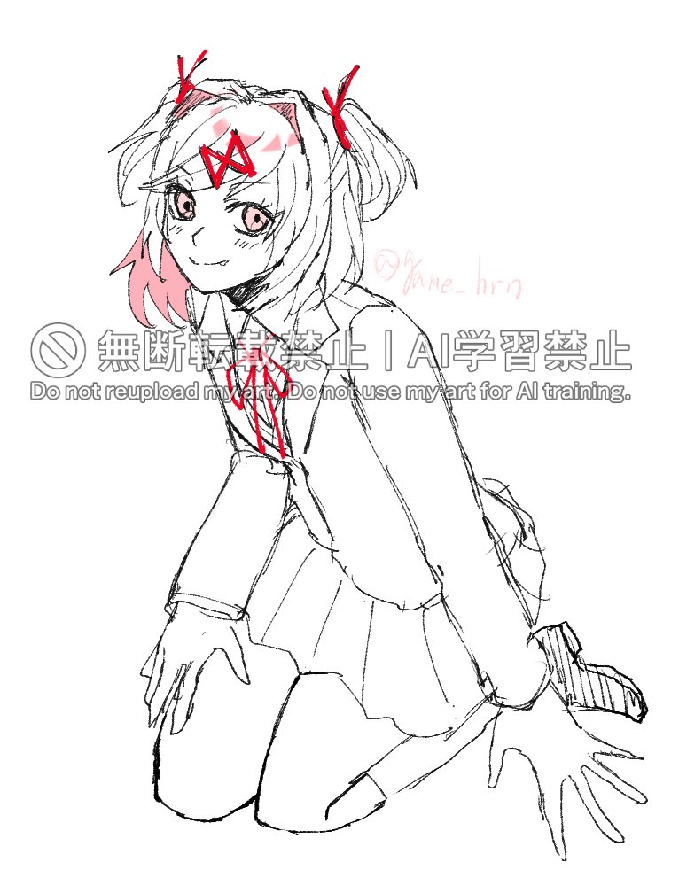 game_hrn's tweet image. ふとももの日過ぎたけどナツキちゃん #DDLC