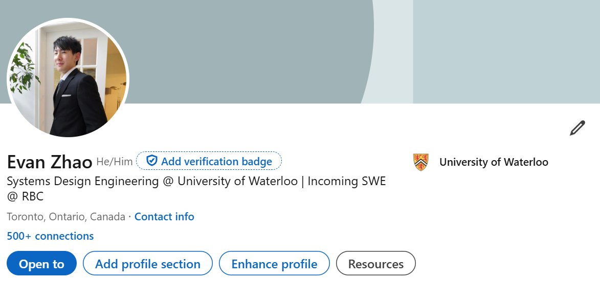 EvanZhao123's tweet photo. finally became a linkedin demon 😈😈 https://t.co/mflIgyCvAp