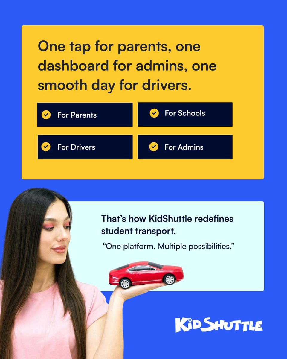 KidShuttleApp's tweet image. Smooth school ride starts with complete synchronization.

With KidShuttle Every pickup &amp;amp;drop-off is tracked, delays are communicated &amp;amp; students arrive safely. 

Free demo: kidshuttleapp.com/Contact-Page

#TransportationSoftware #StudentTransportationSoftware #SchoolTransportSoftware