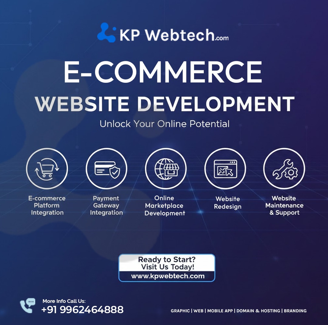 KpWebtech's tweet image. 🚀 Take Your Business Online with KP Webtech!

We build high-performance E-Commerce Websites that help you grow faster and sell smarter.

🛒Platform Integration
💳Payment Gateway Setup
🌐Marketplace Development
🎨Website Redesign

🌐kpwebtech.com/ecommerce-webs…

#ecommercedevelopment