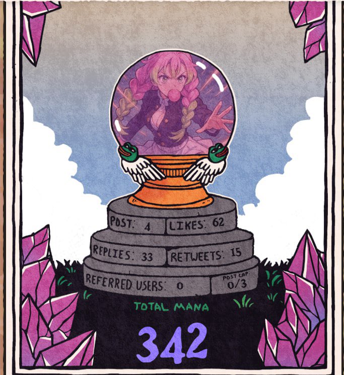 I have now earned 342k Mana

No one else is doing it like me🙂‍↔️ (don't tell me otherwise)

12 days before the <a href="/MysticDaoSol/">Mystic</a> big day. You can still gather as much Mana as you can before then.

Post ➣ Interact ➣ Be a part of the family ➣ Earn Mana🤝