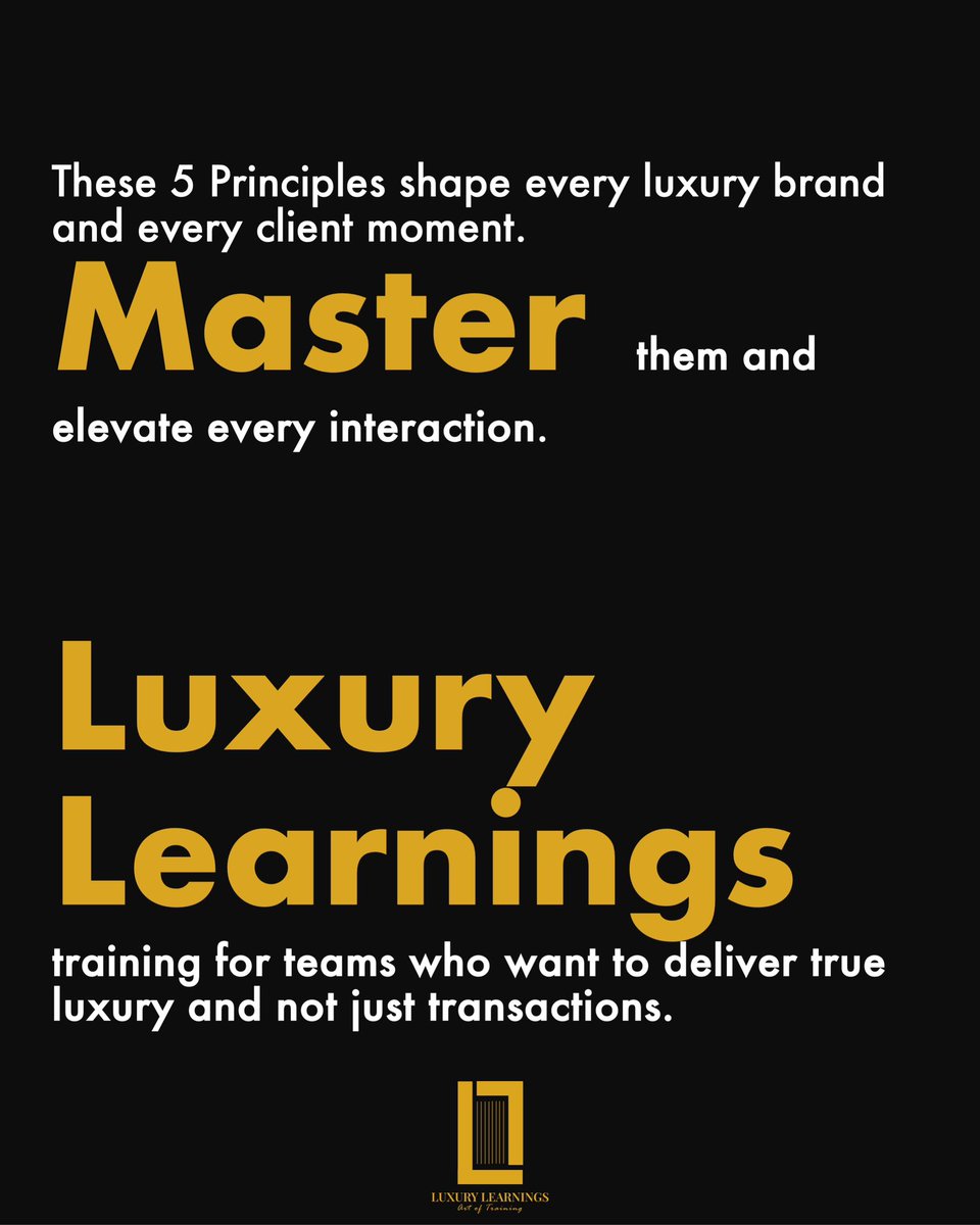 LUXURY LEARNINGS tweet media