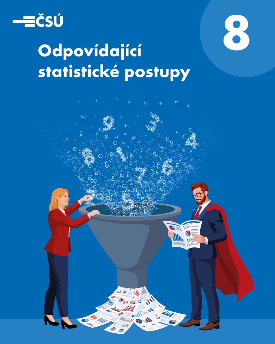 czstatistika's tweet image. 📊 Kvalitní statistiky znamenají nejen správná čísla, ale i správné procesy. 

🔎 Každý krok při tvorbě statistik pečlivě přezkoumáváme a testujeme. Statistika je naše řemeslo. 

🦸‍♂️ Spoléháme na osvědčené a transparentní postupy tak, jako DATAMAN na své schopnosti.

#ČSÚ #Dataman…