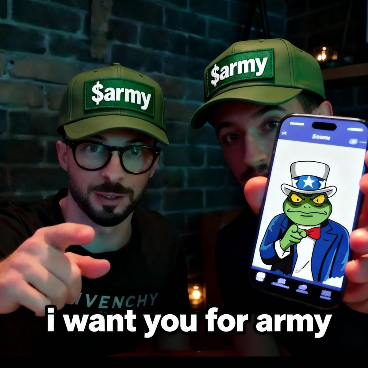 MobiusNikey's tweet image. $ARMY as always … strongest conviction , strongest community, strongest momentum . While others chase noise , soldiers stack strength.

If we are aping today, we re aping with the troops 🐸🪖💚

3Gdx9LmKZJyciSz3mbge3YKLqskiMG71m1iDMPAwpump

@armycoinsol