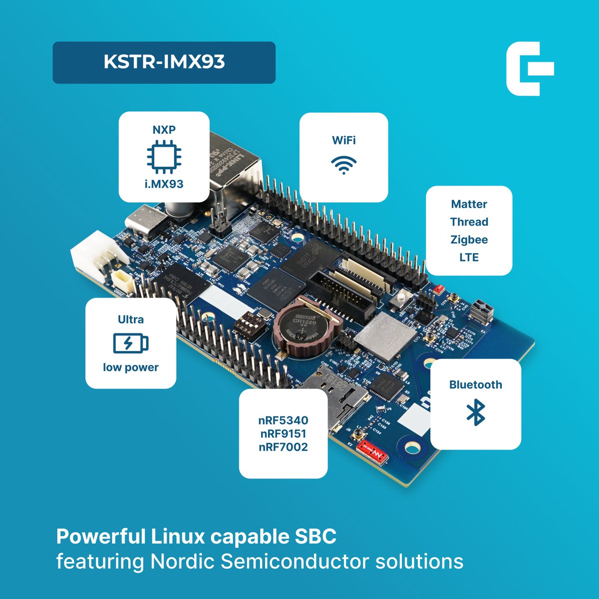 Conclusive_tech's tweet image. Nordic-powered connectivity meets Linux performance. Wi-Fi, LTE, Bluetooth, and Zigbee in one versatile SBC: kickstarter.com/projects/c-eng…
#EmbeddedComputing #IoT #EmbeddedHardware