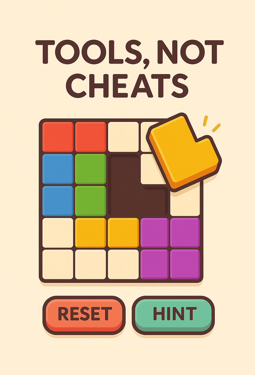 HexaGemmy's tweet image. Stuck near the end? 
Here’s how to keep momentum:  

RESET → start a clean attempt 
HINT → a small nudge in the right direction  

These tools help you finish the board — not skip it.  #HexaGem #GameFeatures #MiniApp