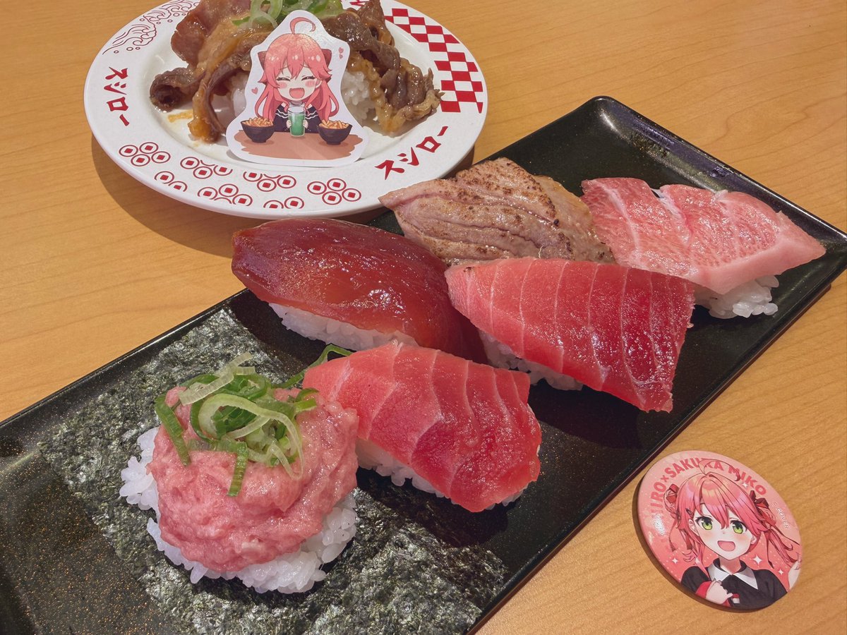 一般35Pのおひるごはん

美味しかった🍣

 #スシローさくらみこコラボ