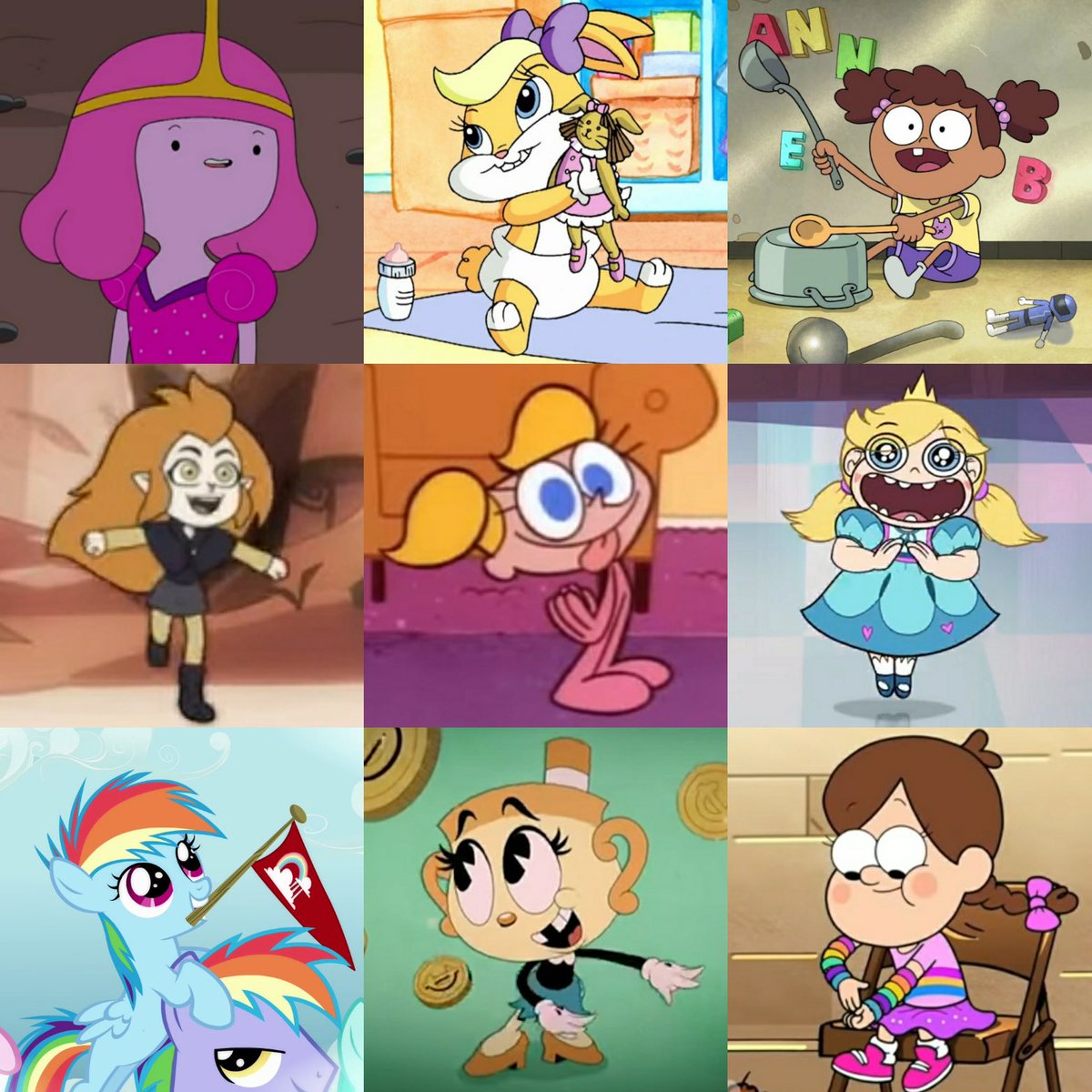 CartoonGal1's tweet image. Baby cartoon girls 🥰❤️
#animation