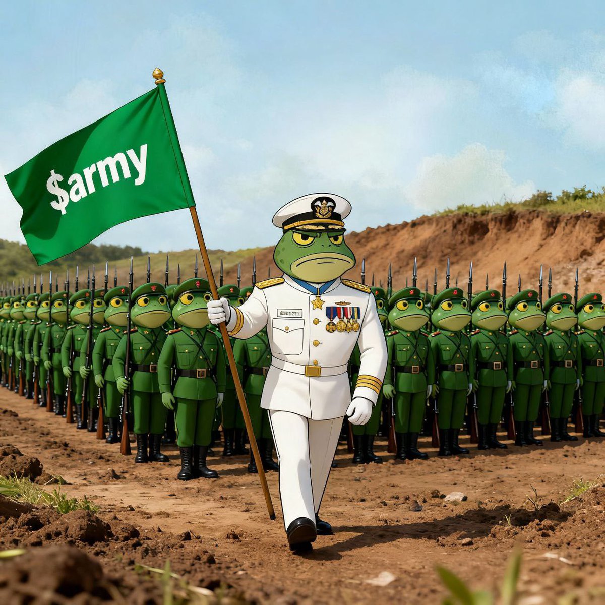 MobiusNikey's tweet image. Gm legend! 💚

If you want a real 2025 x500 contender , look at the one community that never stop showing up $ARMY 

Discipline conviction and an undefeated grind . That’s where the next big bag come from. 🐸🪖

3Gdx9LmKZJyciSz3mbge3YKLqskiMG71m1iDMPAwpump

@armycoinsol