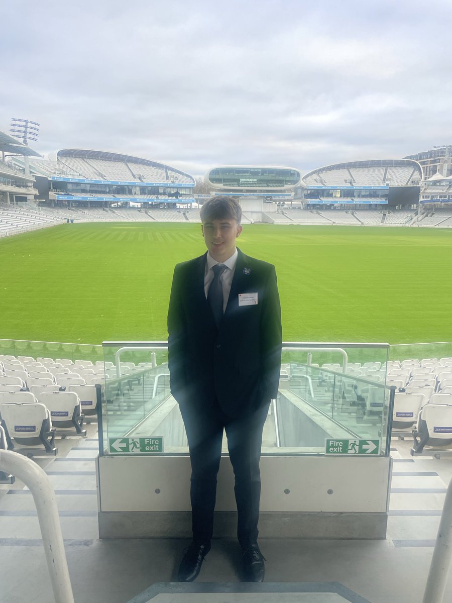 Amazing day at Lords Cricket ground with <a href="/YouthSportTrust/">Youth Sport Trust</a> celebrating the Young Changemakers. So proud of Ethan Benningwood for winning Young Activist based on his community coaching at Cardiff Met Archers Basketball club. Thanks to all who have contributed to his journey 😊