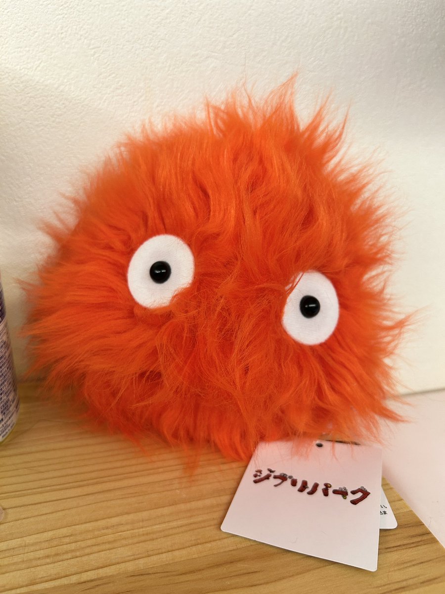 ジブリパークで買ったカルシファー
ぼさぼさだなと思って犬のブラシで毛といたらめっちゃ良い感じになってうれしい🔥