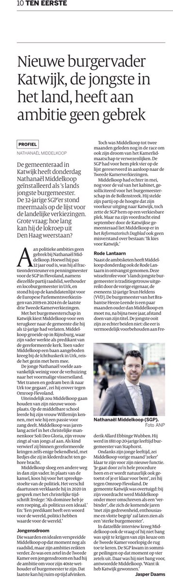 Zelfs de <a href="/volkskrant/">de Volkskrant</a> duikt op onze burgerjongen.