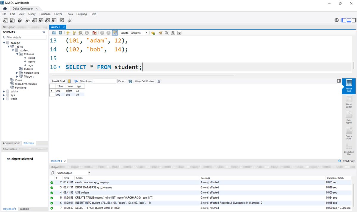 aayuu_24's tweet image. 🌿✨ #Day92 — #100DaysOfCoding ✨🌿

Today I wrote my first real SQL commands — such a satisfying step forward.

✨ Progress
• Created my first database
• Created my first table
• Practiced simple database queries
• Explored how columns + data types build a table