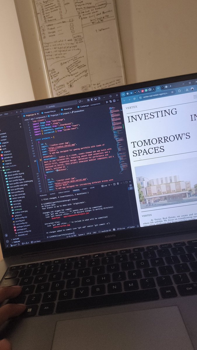 CleverCoder0's tweet image. Updated my portfolio with the new project, a portfolio of a real estate agency.