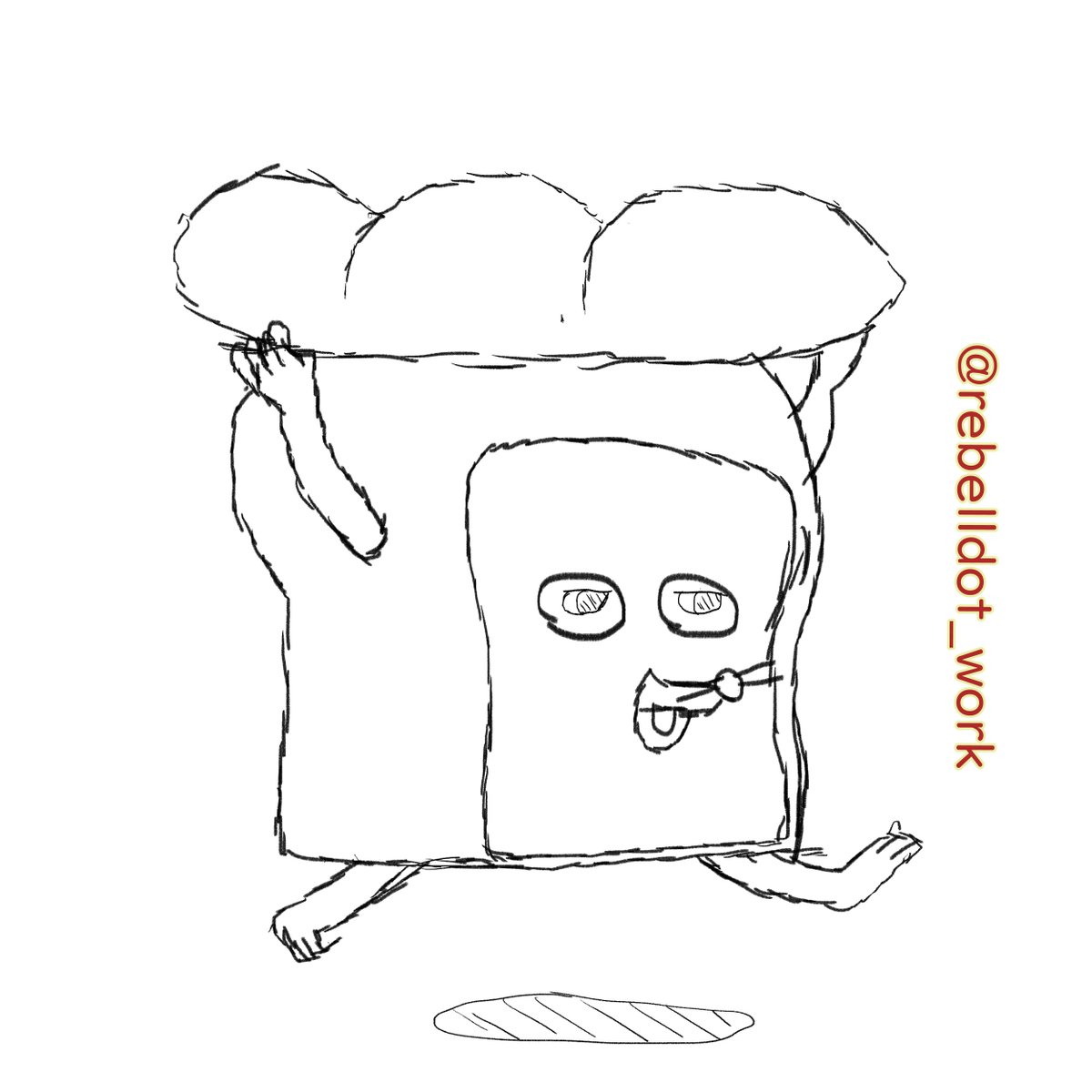 リクエストされて、とあるキャラクターのイラストを描いていて。
下描きはできました。
何のキャラクターか、わかるでしょうか？
#イラスト 
#ファンアート