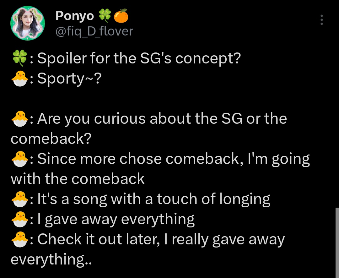 fiq_D_flover's tweet image. "Longing" and "White"
They really did gave everything away 🤣