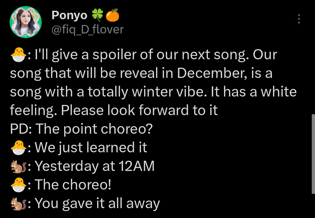 fiq_D_flover's tweet image. "Longing" and "White"
They really did gave everything away 🤣