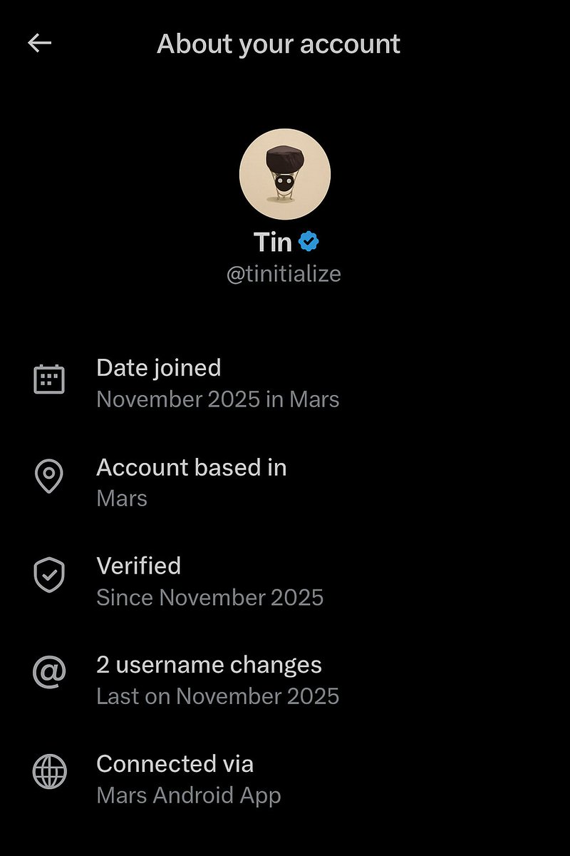 tinitialize's tweet image. Okay you got me… I’m actually from Mars