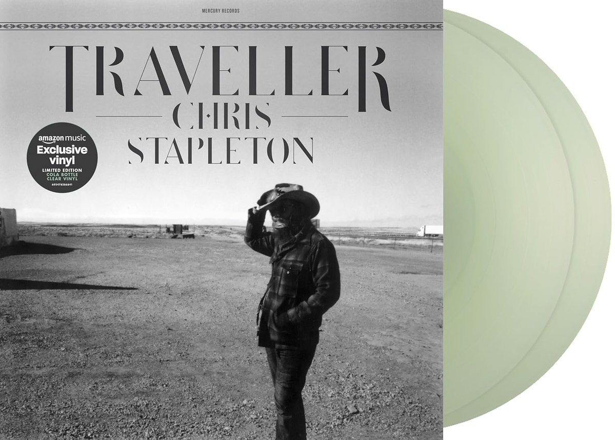 bestvinyldeal's tweet image. #ChrisStapleton - Traveller [Cola Bottle Clear 2 LP] [Amazon Exclusive] $26.34 (lowest) amzn.to/4pILSuv