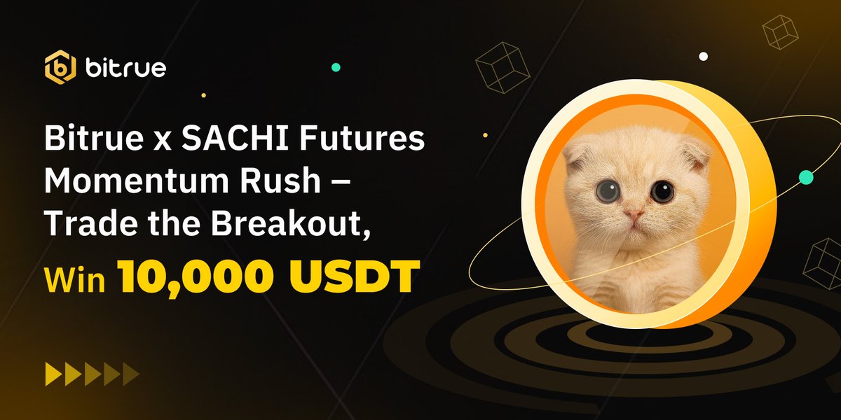 BitrueOfficial's tweet image. GM @sachi_coin fam 🧠⚡️

💥 $SACHI Futures is LIVE on #Bitrue for 14 days!
Grab your share of a 10,000 USDT prize pool 💰

How to win:
🔥 Trade SACHI/USDT Perp
⚡ Early-bird rewards for fastest apes
🏁 Volume leaderboard for grinders

👉 Trade now: bitrue.com/futures/SACHI
📝 Join…