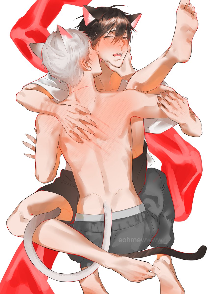 eohmewwww_'s tweet image. I should draw them cuddling more often:)))
#hgsn