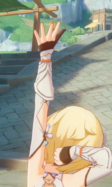 这小子的手套是荧荧裁下来给他的吧🙄
Did Lumine cut these gloves for this guy?