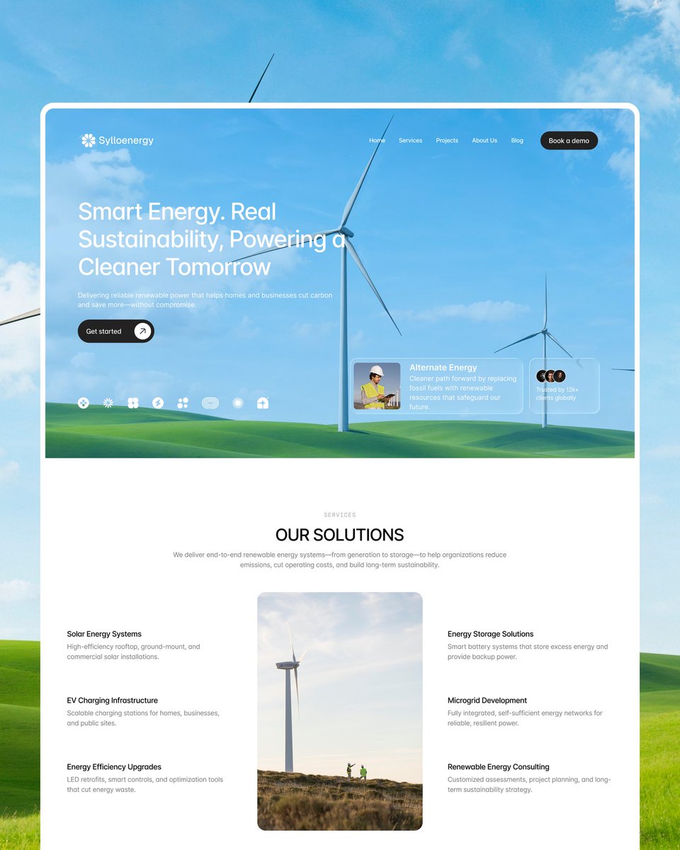 Website design for Sylloenergy, what do you think ?