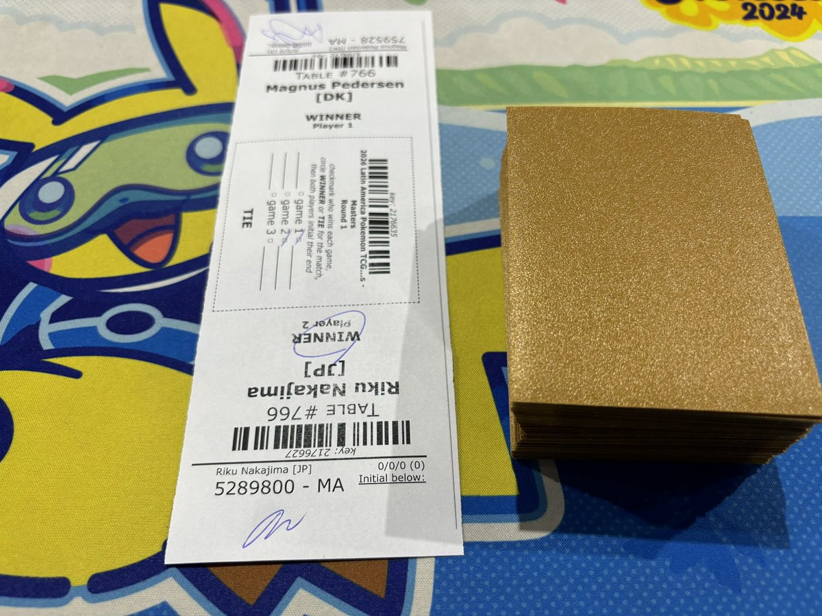 初戦から元世界チャンピオンに勝利！！！
今回もKURAPONGOLDと共にトロフィー目指します🏆

#逆鱗SHIELD