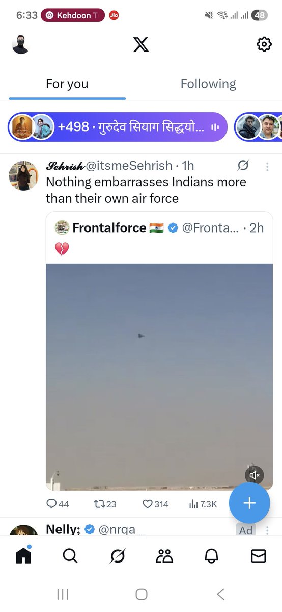 Itsamans's tweet image. I dont follow both acc still it is visible to me bcz post is against india this is algorithm of @X post against india you will be promoted  and interesting thing is account is not even verified 🤔