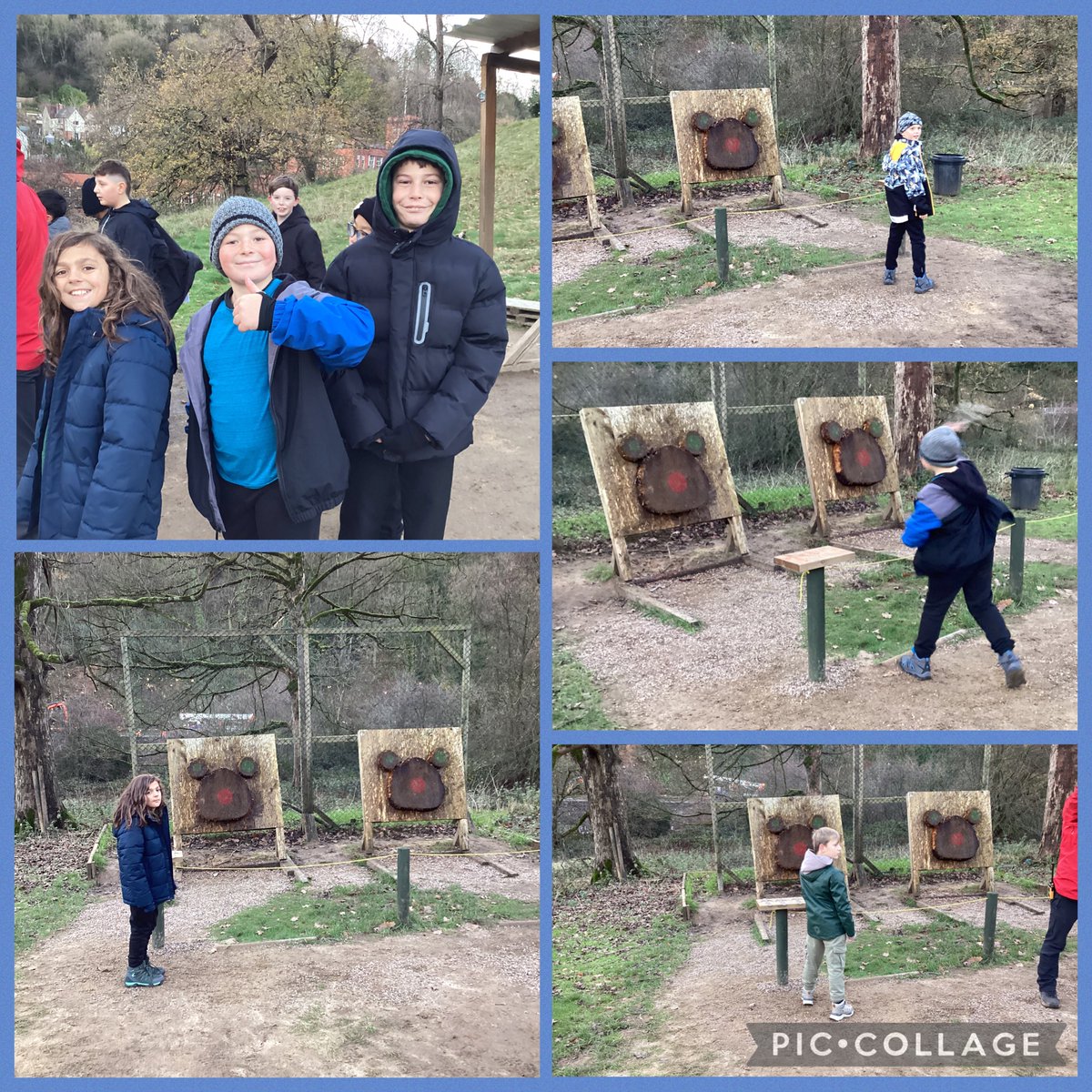 Group Six were on target for axe throwing. <a href="/ManorAdventure/">Manor Adventure</a>