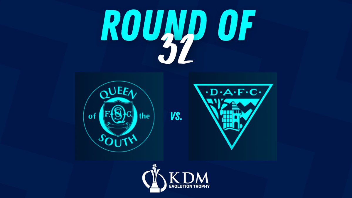DAFCNews's tweet image. 🏆 #DAFC will play Queen of the South away in the KDM Evolution Trophy Round of 32.

Match to be played on the midweek of December 9/10.