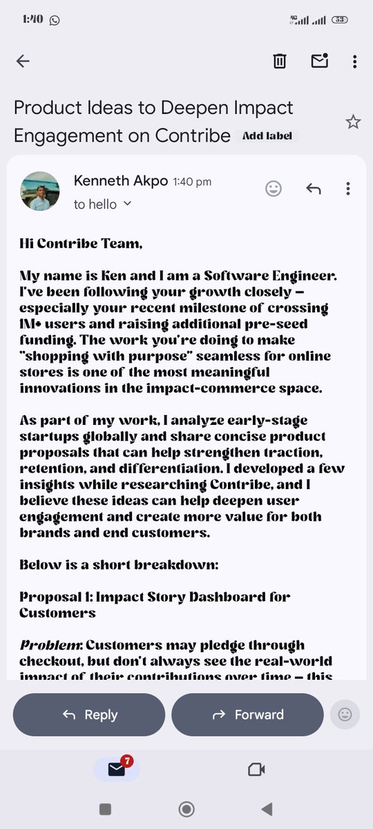 kenneth_akpo's tweet image. Ken&apos;s Ideation Series 

On their episode I worked on Contribe.

Attached below are the screenshots of the innovative proposal ideas I suggested to the team.

#tech #innovation #techtwitter #techspace #ideas