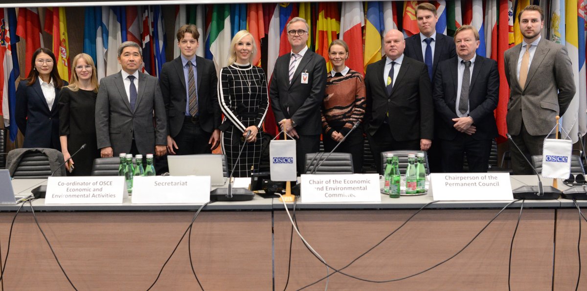 SLOtoVienna's tweet image. We just wrapped up the final #EEC meeting of the year! We are grateful to all participants for a productive discussion on how @OSCE with its work adds value and complements international efforts in the field of climate-water nexus. 
@MZEZ_RS