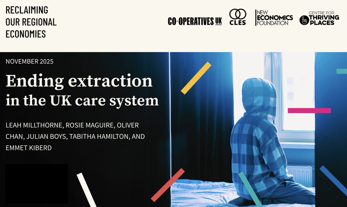 NEF's tweet photo. £250m+ has been taken as profit over 3yrs by private companies running social care services in 3 English regions.
- Including by private equity firms & organisations based in tax havens 🏖️
Read our new #RORE report to find out more👇
https://t.co/n1l9LIZdif https://t.co/YRpYbf25p4