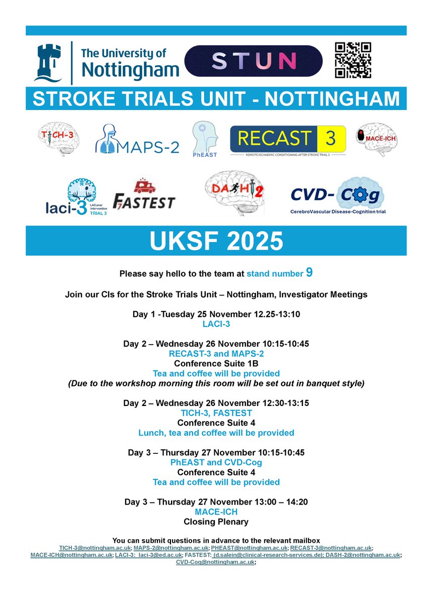 Stroke Trials Unit, Nottingham tweet media