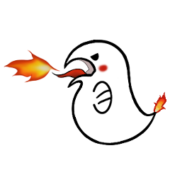 Piyofu_line1's tweet photo. I wanted to see what the white character would look like breathing fire, so I drew it—Vol.19 🖌️
https://t.co/mD7DDcYhuY
#LINEStickers #NoText #Fire https://t.co/L2MNX9KwE1