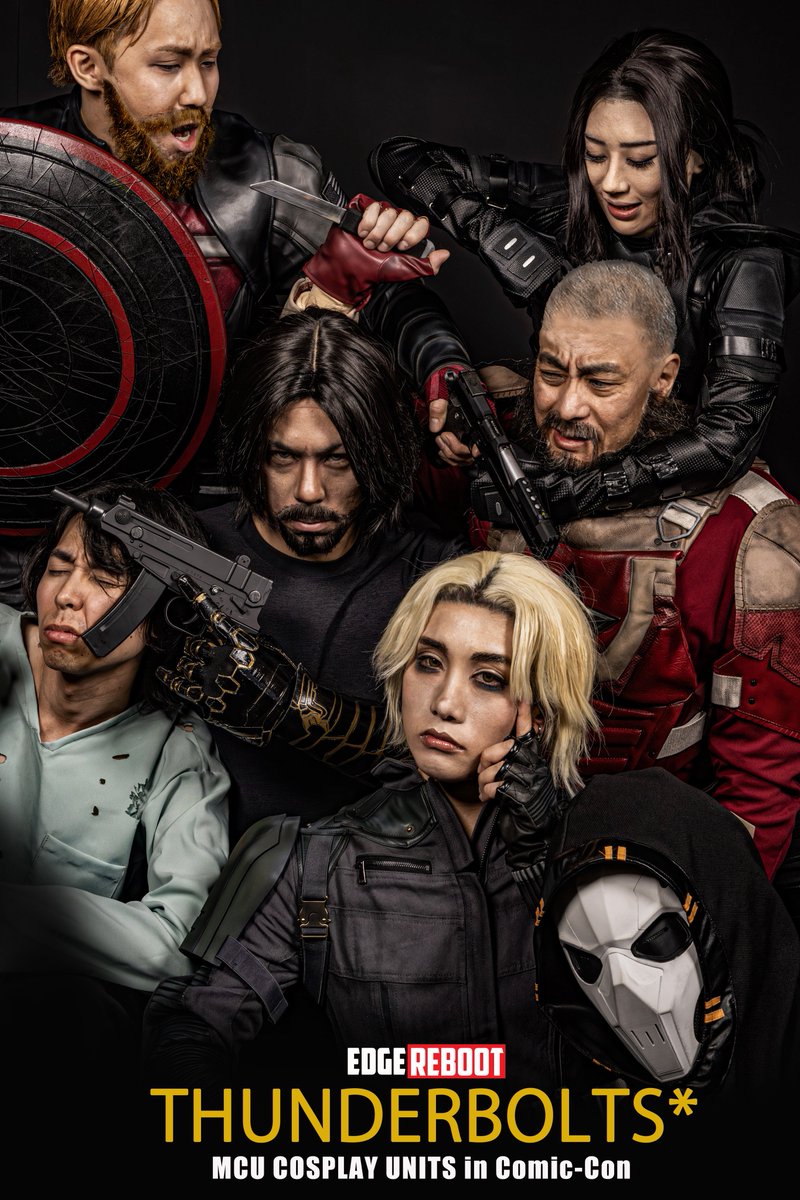 ECAPT1's tweet photo. 【COSPLAY】

ポスターパロディ1
EDGE REBOOTサンダーボルツ*

東京コミコン2025、最終日に併せします〜！

Photo: @namicyb4 
Studio: @kirasuta2023 
EDGE REBOOT @EDGECOS 
#リブートサンボル併せ https://t.co/cazvTSooEJ