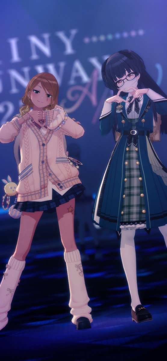 SS__log's tweet image. 放課後、待ち合わせ
#シャニソンファッションショー
#秋冬満喫中部門