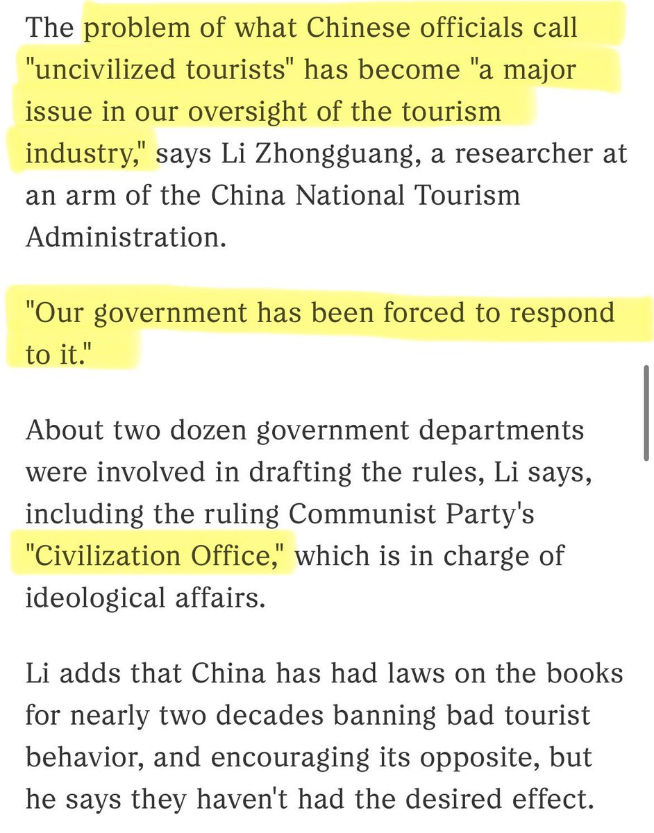 MsMelChen's tweet image. This 🇯🇵 Ambassador is taking a lot of heat for implying that Chinese tourists lack good manners but it’s weird because Chinese officials actually agree with him 

The CCP established a Civilization Office (part of the Central Commission for Guiding Cultural and Ethical Progress)…