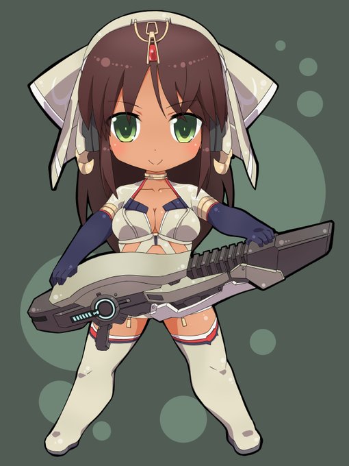 シタラちゃん描きました!
シタラちゃんはレンポー派ですし、こういう構えする。
ALICEギアですしね! 