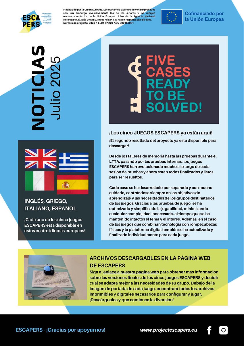 afavalencia's tweet photo. Descarga el boletín informativo 3 de #ESCAPERS con el resultado del 2 trimestre de 2025: https://t.co/iFi9VIRWLc https://t.co/dLgW9is4qx