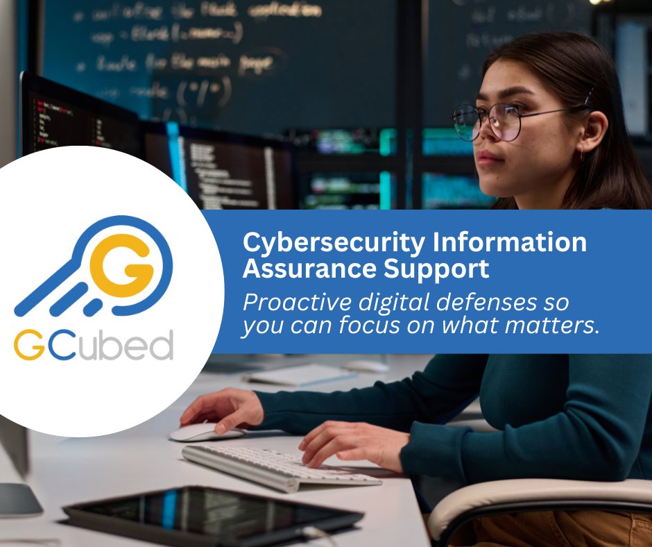 G_CubedINC's tweet image. At GCubed, our Cybersecurity &amp;amp; Information Assurance services help protect your operations with proactive, end-to-end security support. We look after your digital defenses so you can focus on what matters. 

Learn more: gcubedinc.com/cybersecurity/
#CybersecuritySolutions #GCubed