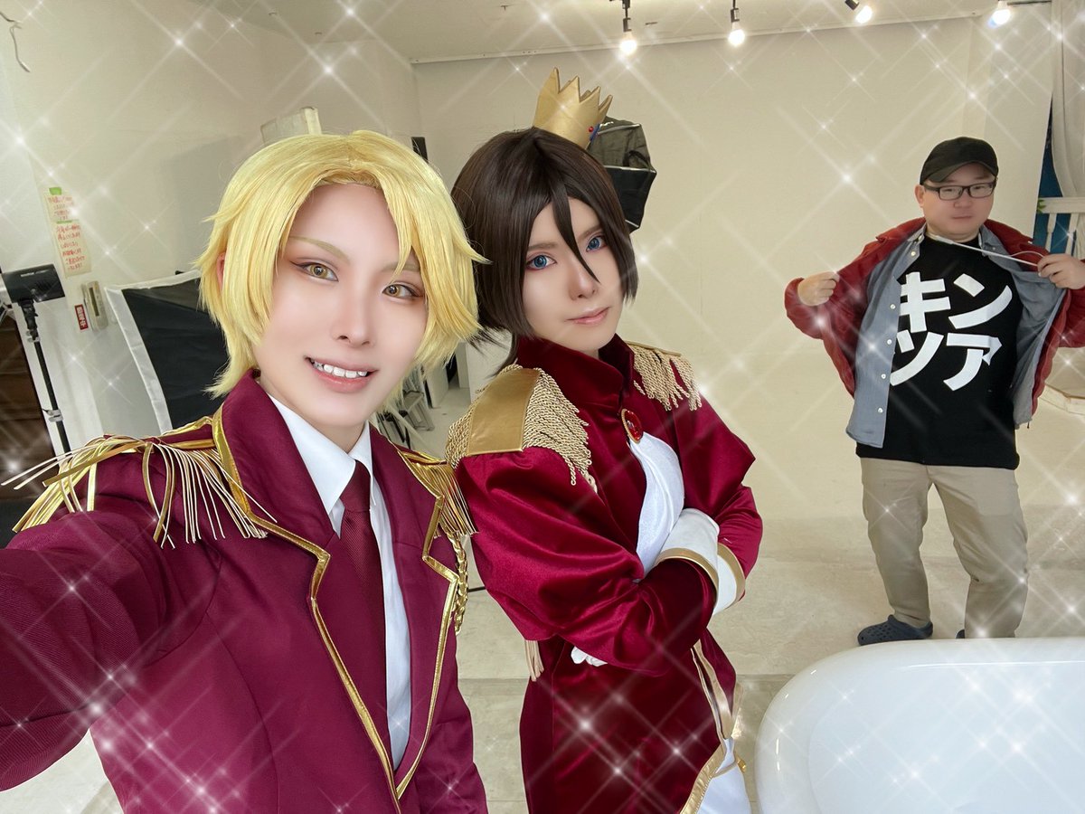 今日のコスプレ🍏
ついにkopコスプレしましたやったー！楽しかった！
よるごはんさん平丸さんありがとうございました！