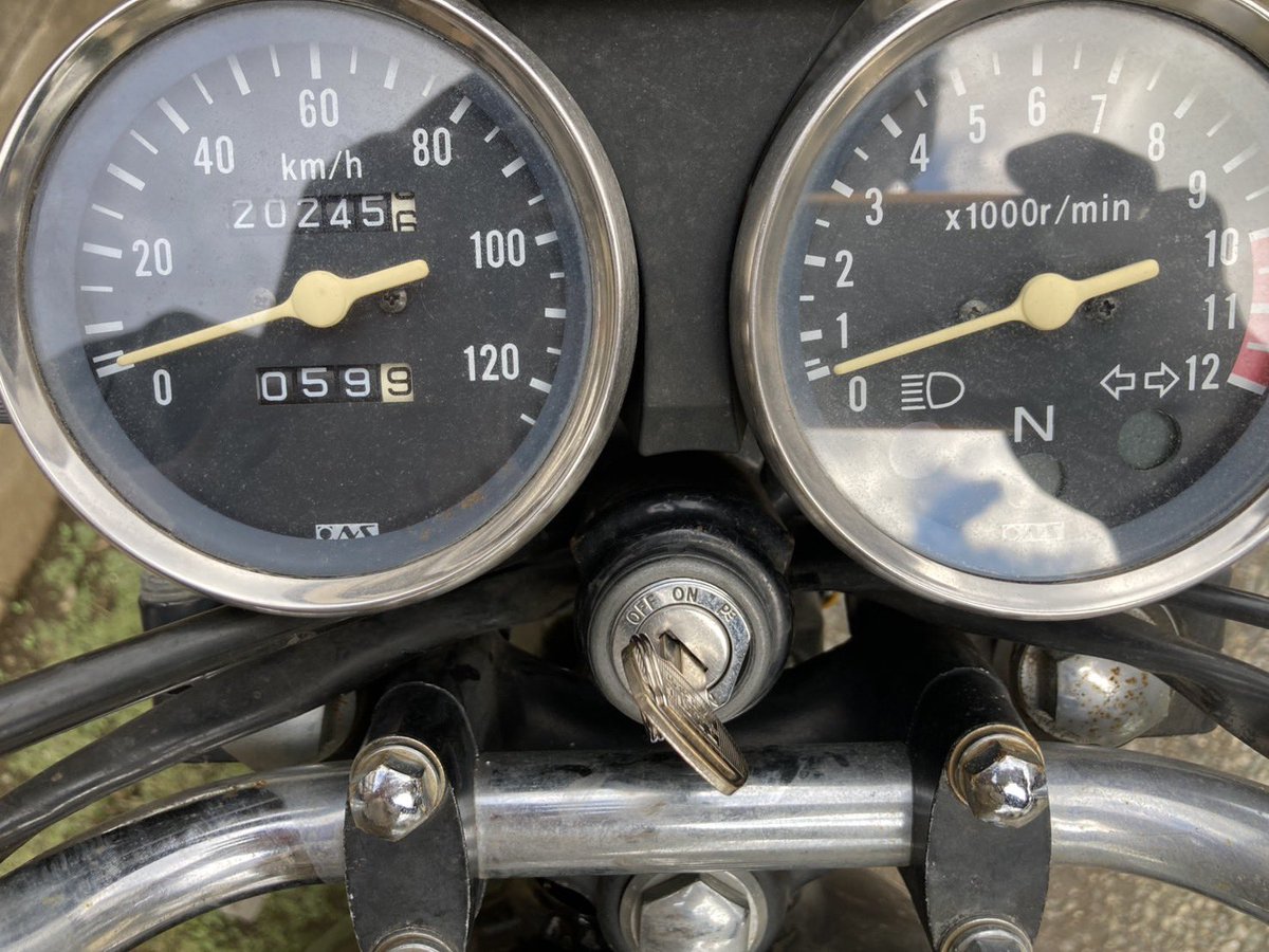 ojinms81's tweet photo. #バイク売ります 
スズキ GN125h 実働 書付き
13万くらい？になれば
値下げも多少なら
関東近郊運びます。 https://t.co/SFcEfygDNH