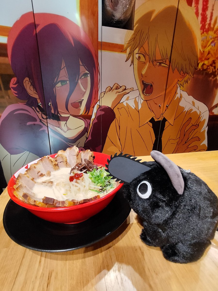チェンソーマンコラボでまこと屋ラーメンに行った
ジークアクスコラボですき家に行った期間中は通う
チェンソーマンコラボでやよい軒に行く期間中は通う
絶対太るね、これは😂